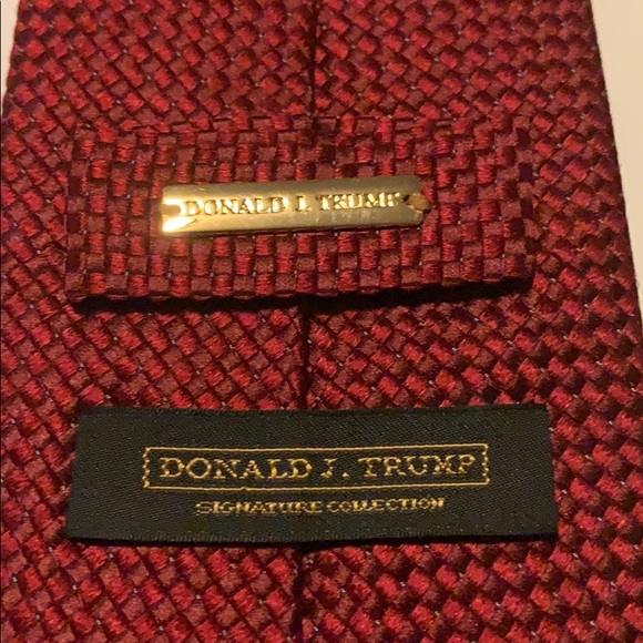Donald J. Trump Other - Donald J. Trump signature collection Neck Tie Red